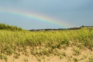 Rainbow at the beach 