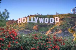 The Hollywood sign