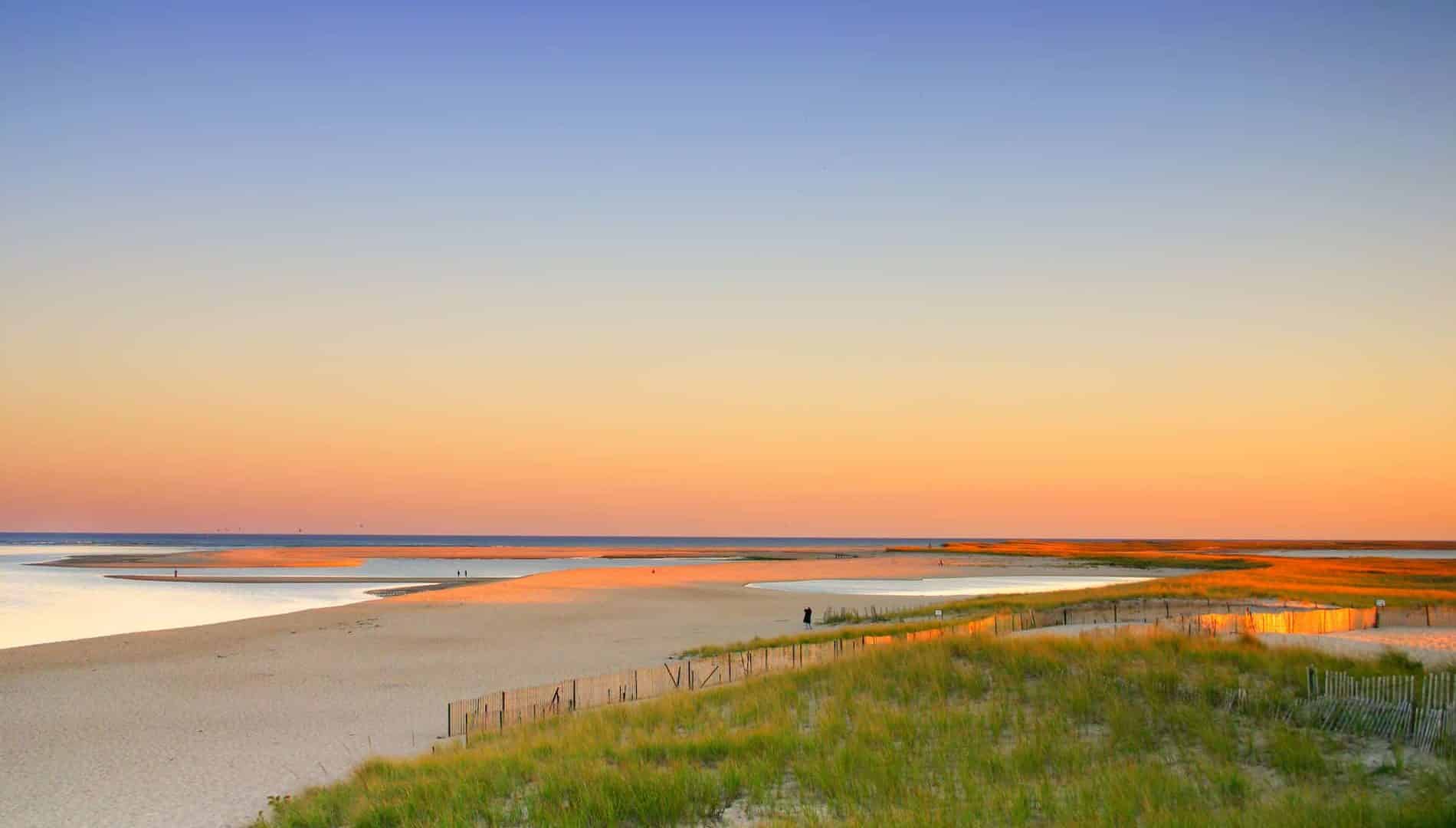 sunset at the beach