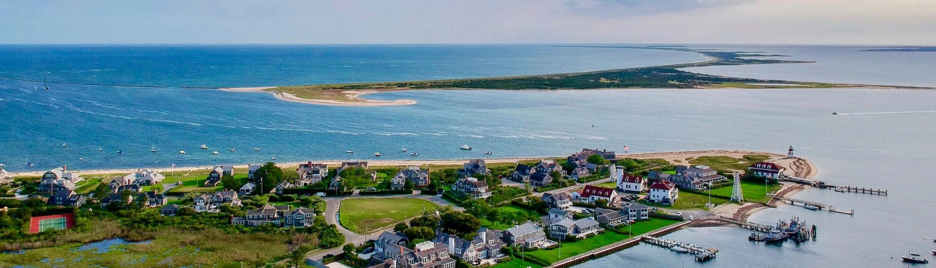 Nantucket Aerial view of the island