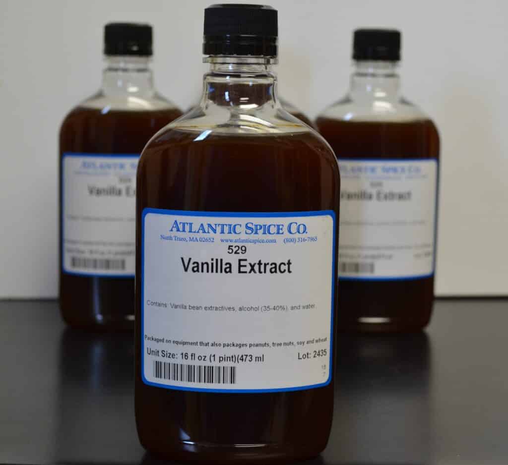 Vanilla Extract in a plastic bottle